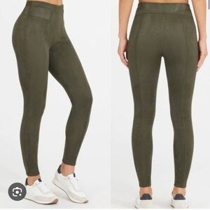 Spanx faux suede leggings